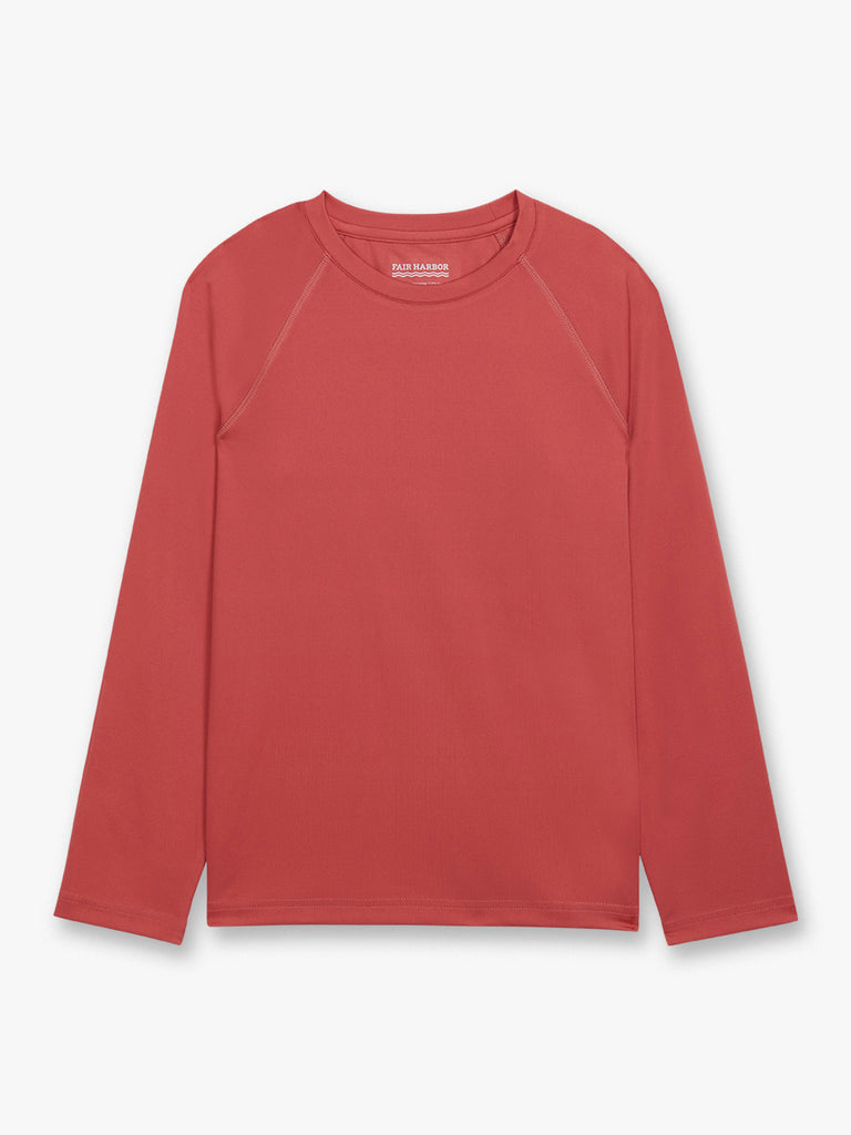 Kids Anchor Rashguard - Washed Red