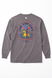 Lone Star Badge Long-Sleeve Pocket T-Shirt - Graphite