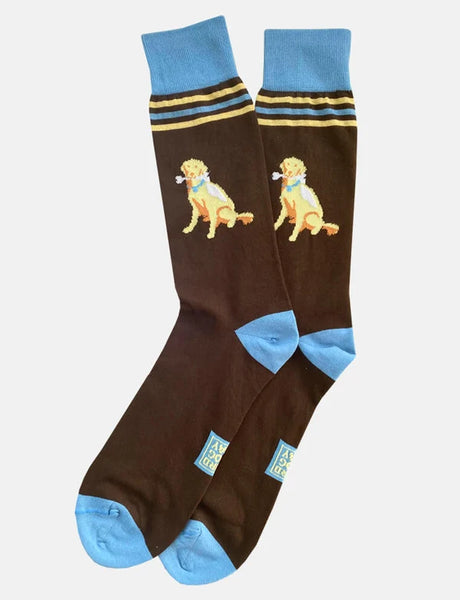 Give a Dog a Bone Socks - Brown