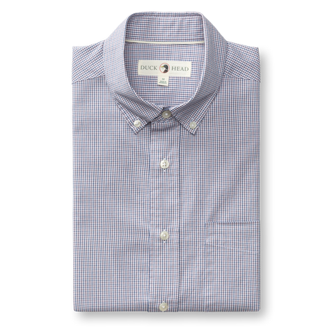 Baltic Plaid Cotton Cashmere Poplin Sport Shirt - Lavender Blush