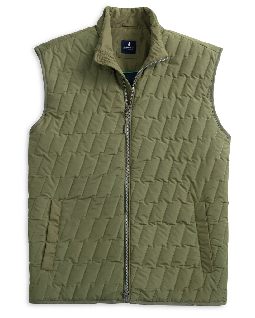 Belfry Quilted Puffer Vest - Rosemary