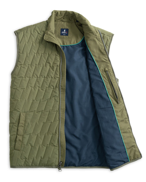 Belfry Quilted Puffer Vest - Rosemary