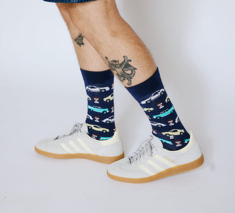 Cars and Coffee Socks