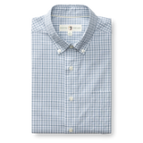 Bray Plaid Performance Poplin Sport Shirt - Wildblown Sky