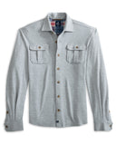 Brayden Long-Sleeved Shirt - Light Gray