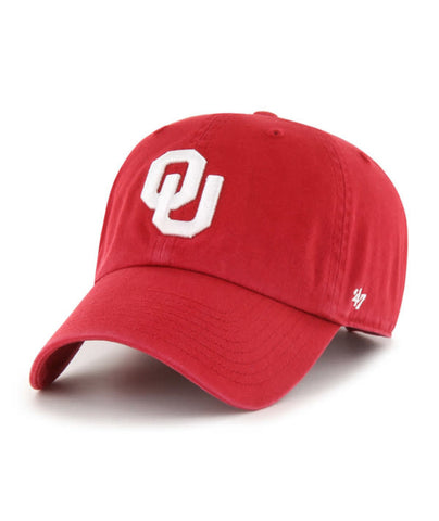 Oklahoma Sooners Clean Up '47 Hat - Cayenne