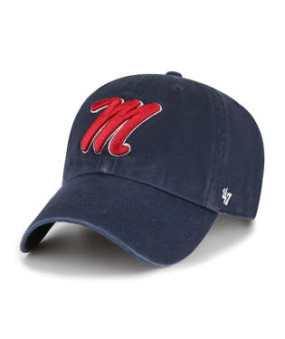 Ole Miss Rebels Clean Up '47 Hat - Navy