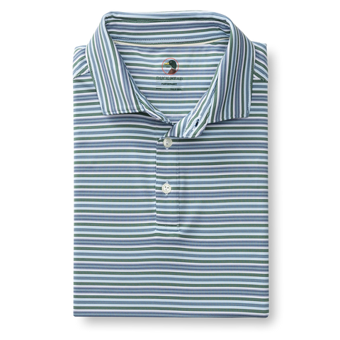 Long Drive Performance 1/4 Zip Pullover - Mallard Blue Heather