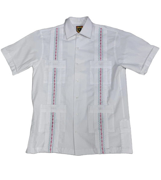 Charleston Classic Guayabera - White