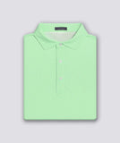 Clarence Mini Diamond Jacquard Performance Polo - Lime