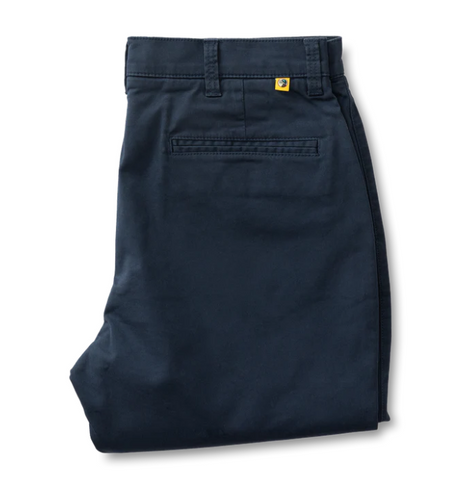 Classic Fit Gold School Chino - Navy