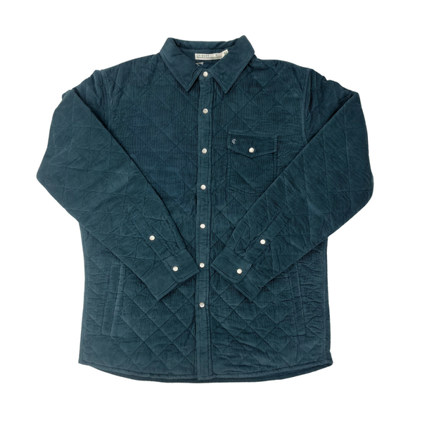 Corduroy Quilted Shacket - Stargazer