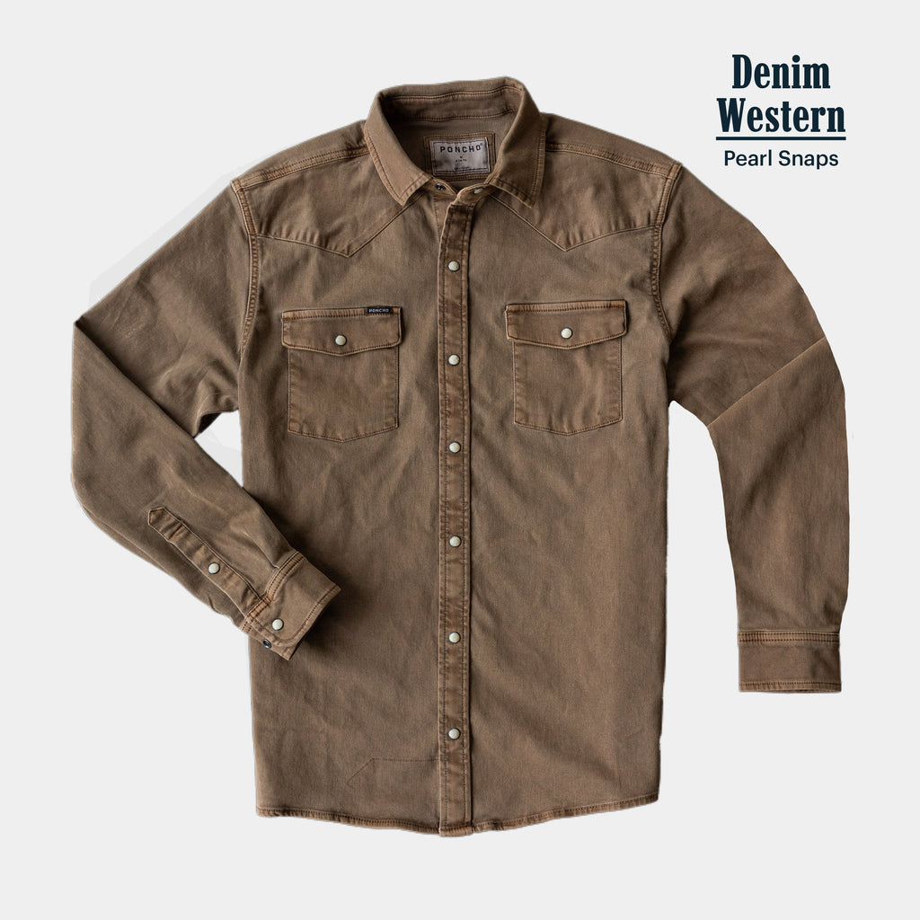 The Cotulla Western Denim Shirt