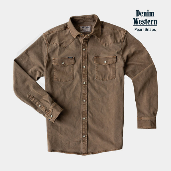 The Cotulla Western Denim Shirt