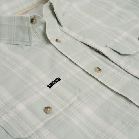 The Cypress Original Short Sleeve - Moss Green Plaid