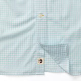 Walton Gingham Performance Poplin Sport Shirt - Pastel Blue