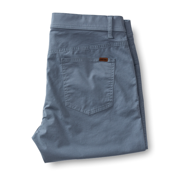 Shoreline Twill 5 Pocket Pant - Stone Blue