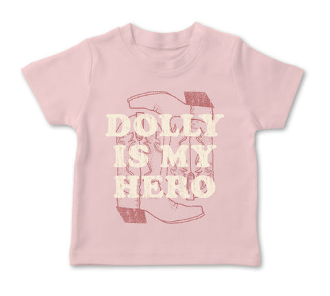 Toddler Dolly Is My Hero T-Shirt - Pink