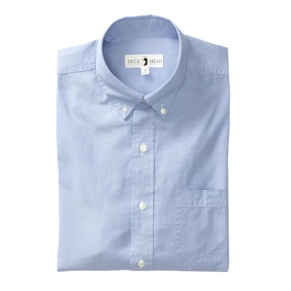 Morris Cotton Oxford Sport Shirt - Blue