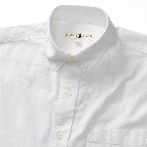 Morris Cotton Oxford Sport Shirt - White