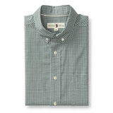 Bolton Plaid Cotton Cashmere Poplin Sport Shirt - Duck Green