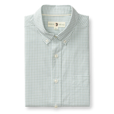 Lewis Plaid Cotton Cashmere Poplin Sport Shirt - Sage Green