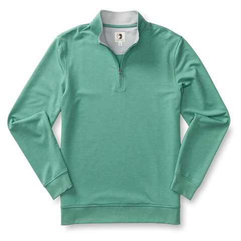 Dunmore Performance 1/4 Zip Pullover - Aspen Green Heather