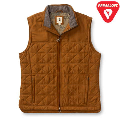 Fremont Performance Quilted Vest - Dark Amber