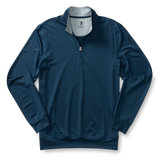 Long Drive Performance 1/4 Zip Pullover - Mallard Blue Heather