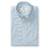 Shaw Gingham Performance Poplin Sport Shirt - Sage