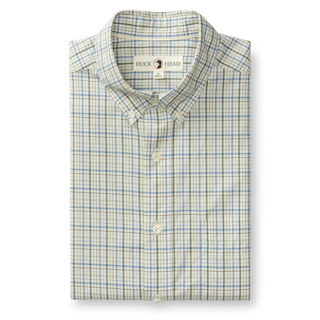Cooper Cotton Twill Sport Shirt - Lake Blue