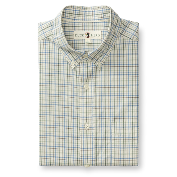 Cooper Cotton Twill Sport Shirt - Lake Blue