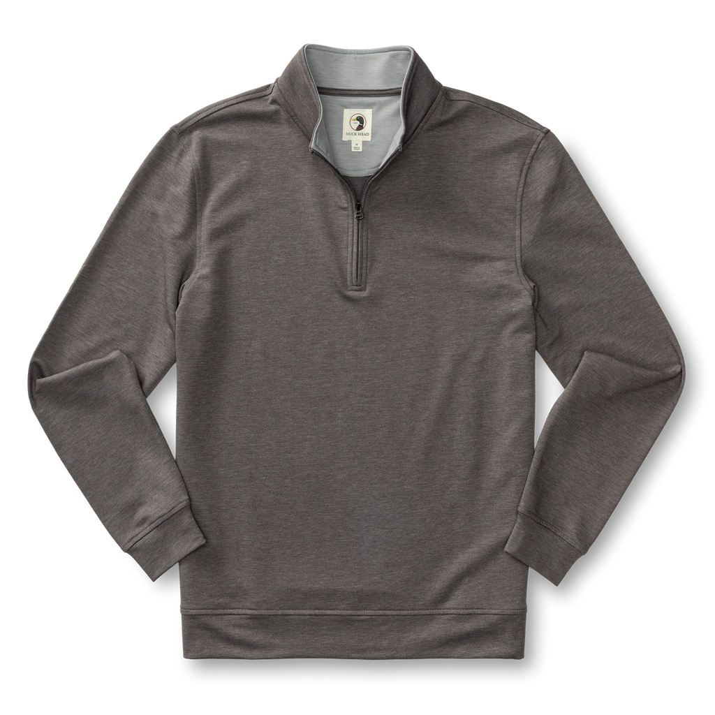 Dunmore Performance 1/4 Zip Pullover - Fossil Gray