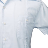 El Guapo Guayabera Shirts, Mexican Shirts for Men Light Blue White Woven 5