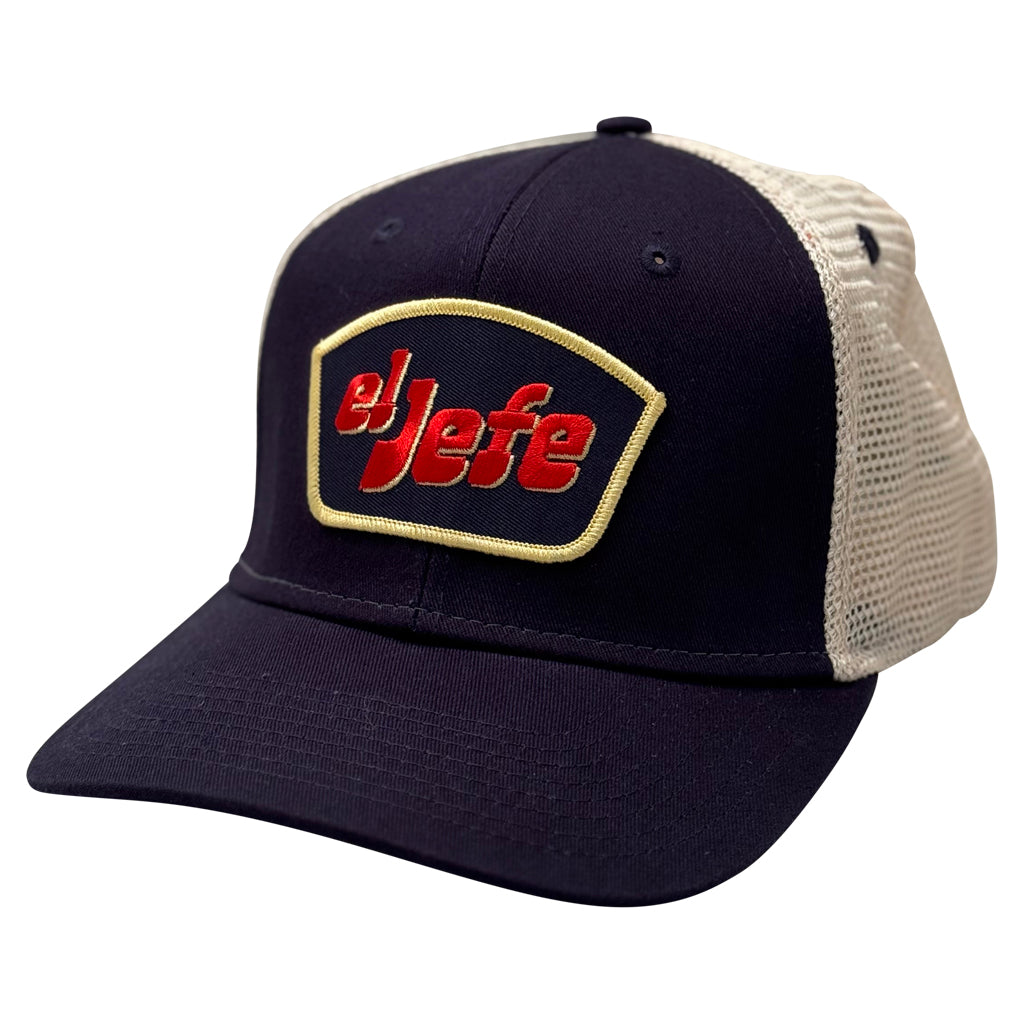 El Jefe Trucker Hat - Navy – Paris Texas Apparel Co