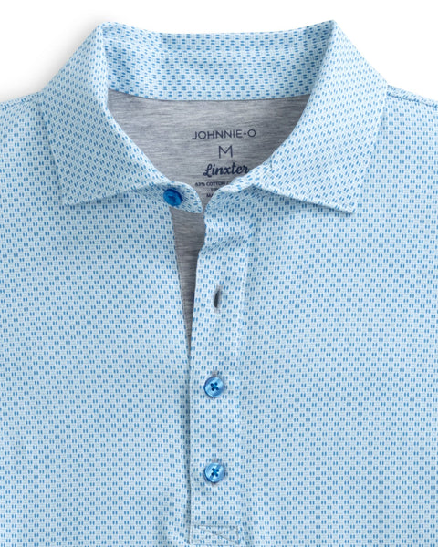 Elliott Printed Linxter Cotton Performance Polo - Victory