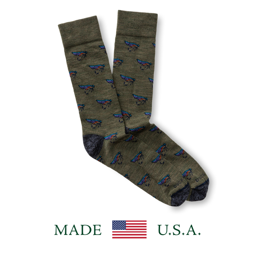 Everyday Chino Sock - Flying Mallard Dark Olive