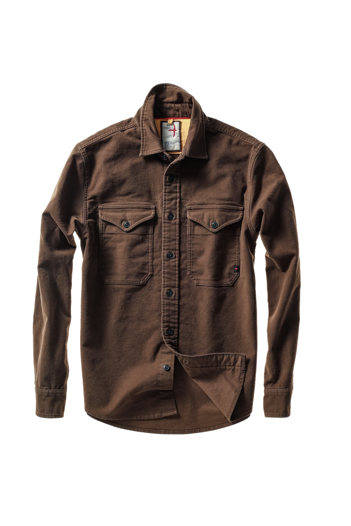 Utility Workshirt - Coffee Moleskin