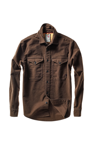 Utility Workshirt - Coffee Moleskin