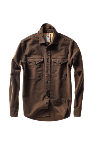 Utility Workshirt - Coffee Moleskin
