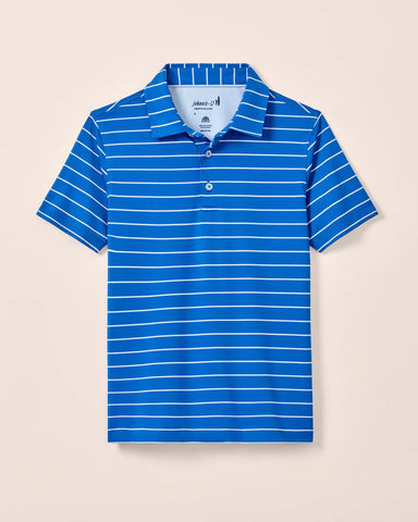 The Crockett Western Long Sleeve - Blue Bonnet Stripe