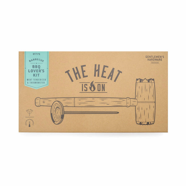 BBQ Lovers Kit Meat Tenderizer & Thermometer