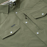 The Grazer Western Tuff-Thread Short Sleeve - Olive