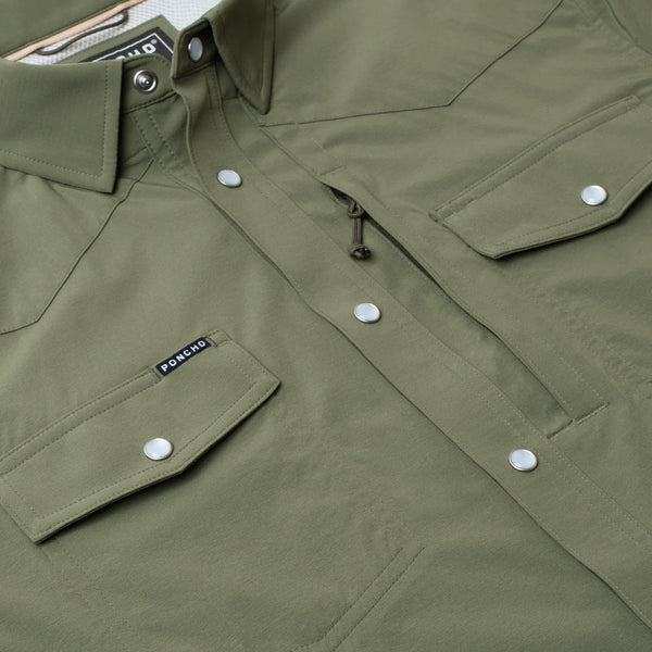 The Grazer Western Tuff-Thread Short Sleeve - Olive