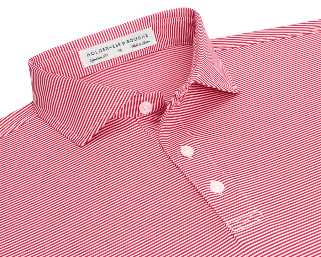 The Perkins Polo - Liberty Red & White