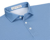 The Collins Polo - Vista Blue & Pacific Blue