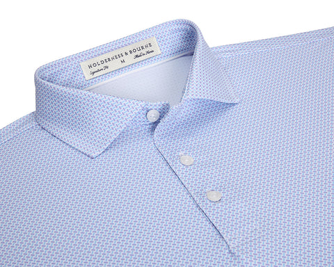 The Norman Polo - Vista Blue & Tudor
