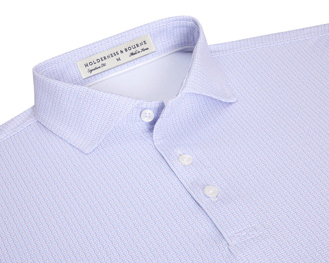 The Norwood Polo - Vista Blue & Tudor