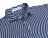 The Dover Polo - Pacific Blue & White