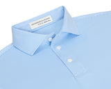 The Perkins Boys Polo - Vista Blue & White